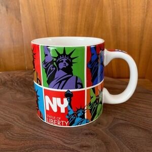 Pcf The Postcard Factory New York Statue Of Liberty Large Mug Mod Art